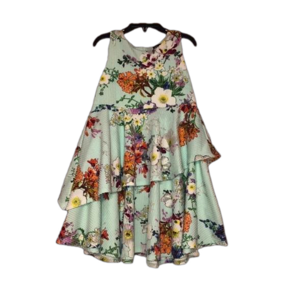 AVA & YELLY NWT size 6  green flower Dress